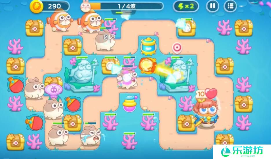 保卫萝卜4海的闺女第25关攻略