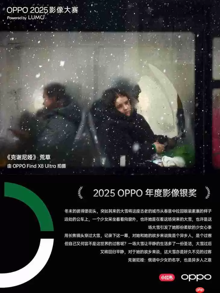 点亮感动时刻  OPPO 2025影像大赛获奖作品正式公布
