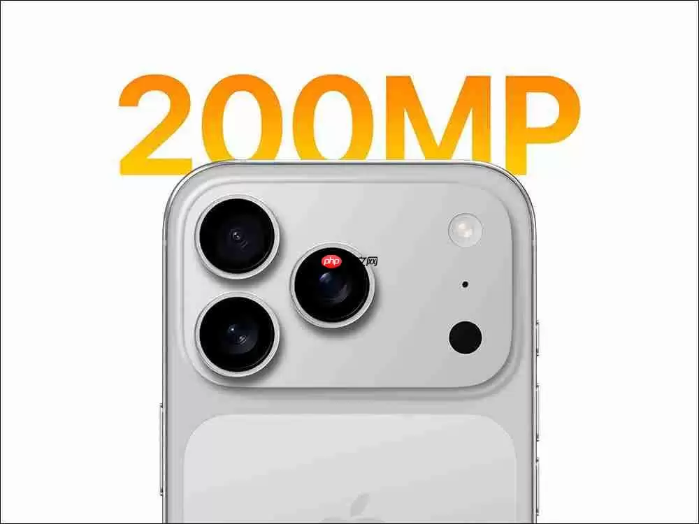 曝苹果2028年才会在iPhone 21上使用2亿像素！