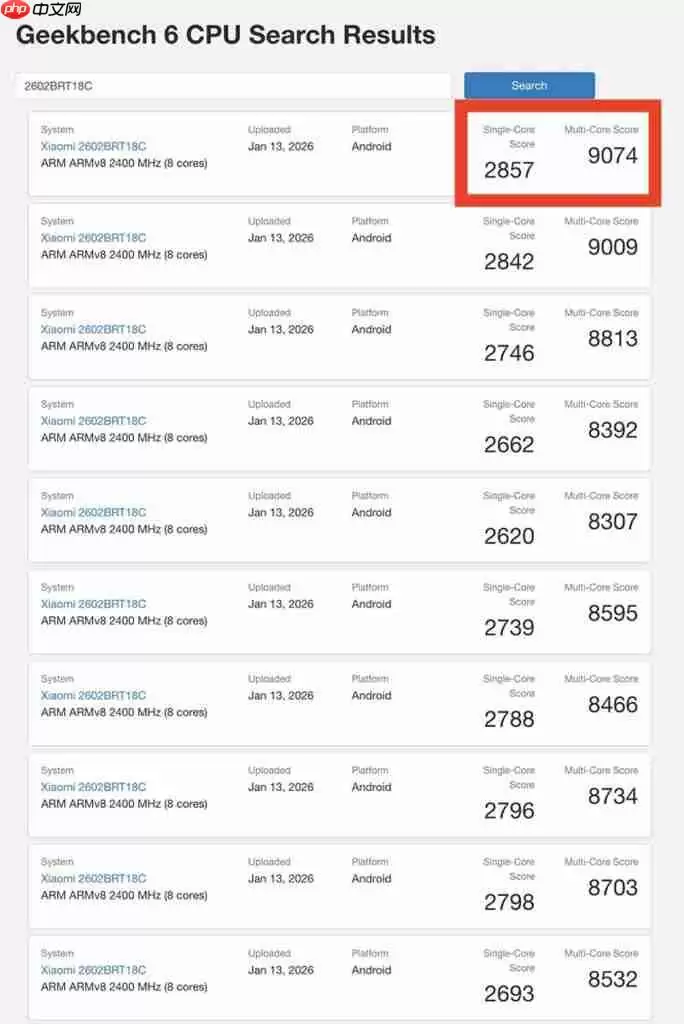 REDMI Turbo 5 Pro《GeekBench》测试参数流出！传首配天玑 9500e 晶片、同系 Max 版外观可能係咁？