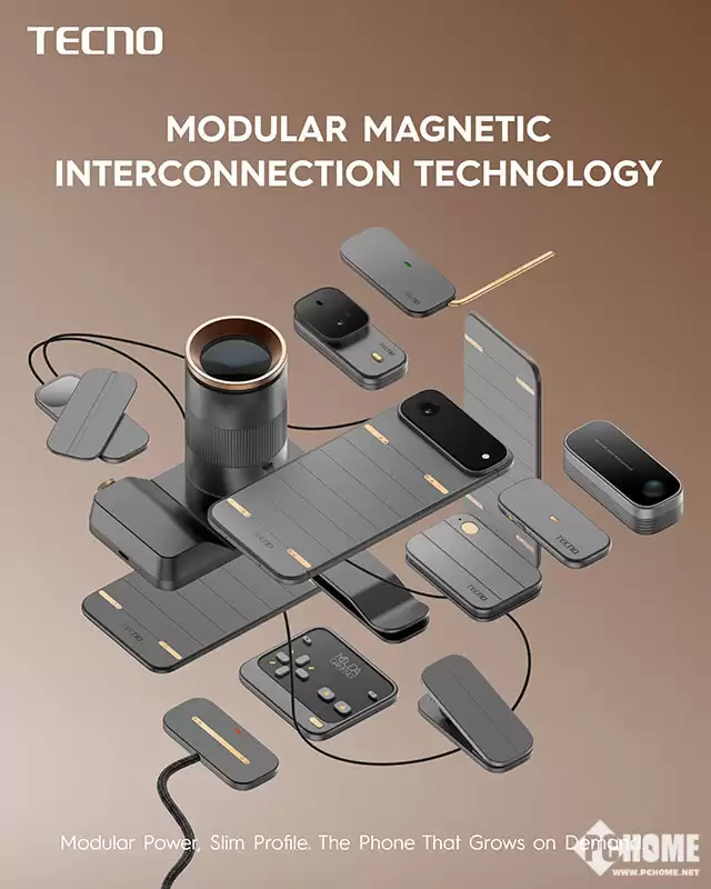 4.9mm超薄设计 传音MWC 2026将展出模块化手机